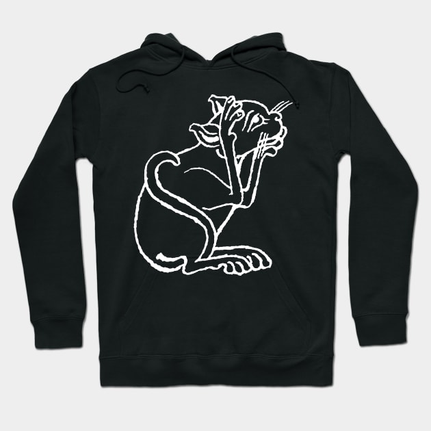 The Scaredy Cat - Medieval Graphic Hoodie by Posyboy